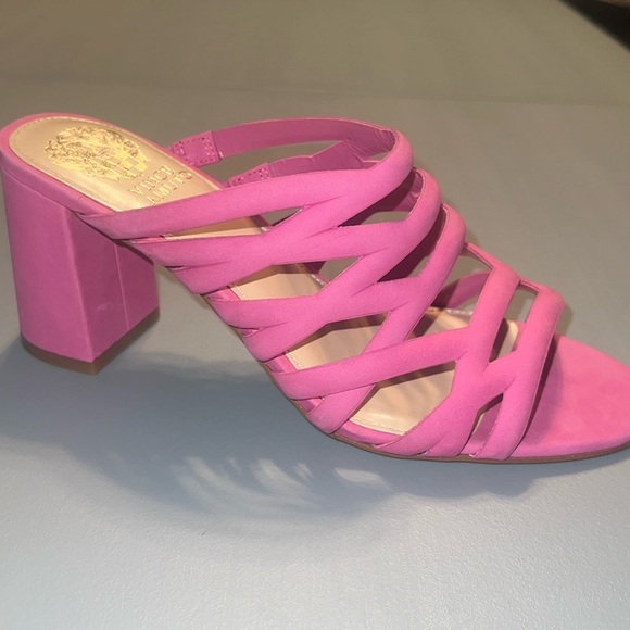 Vince Camuto Shoes - Vince Camuto Slide Hot Pink Sandals VC-Raveana Size 8 1/2